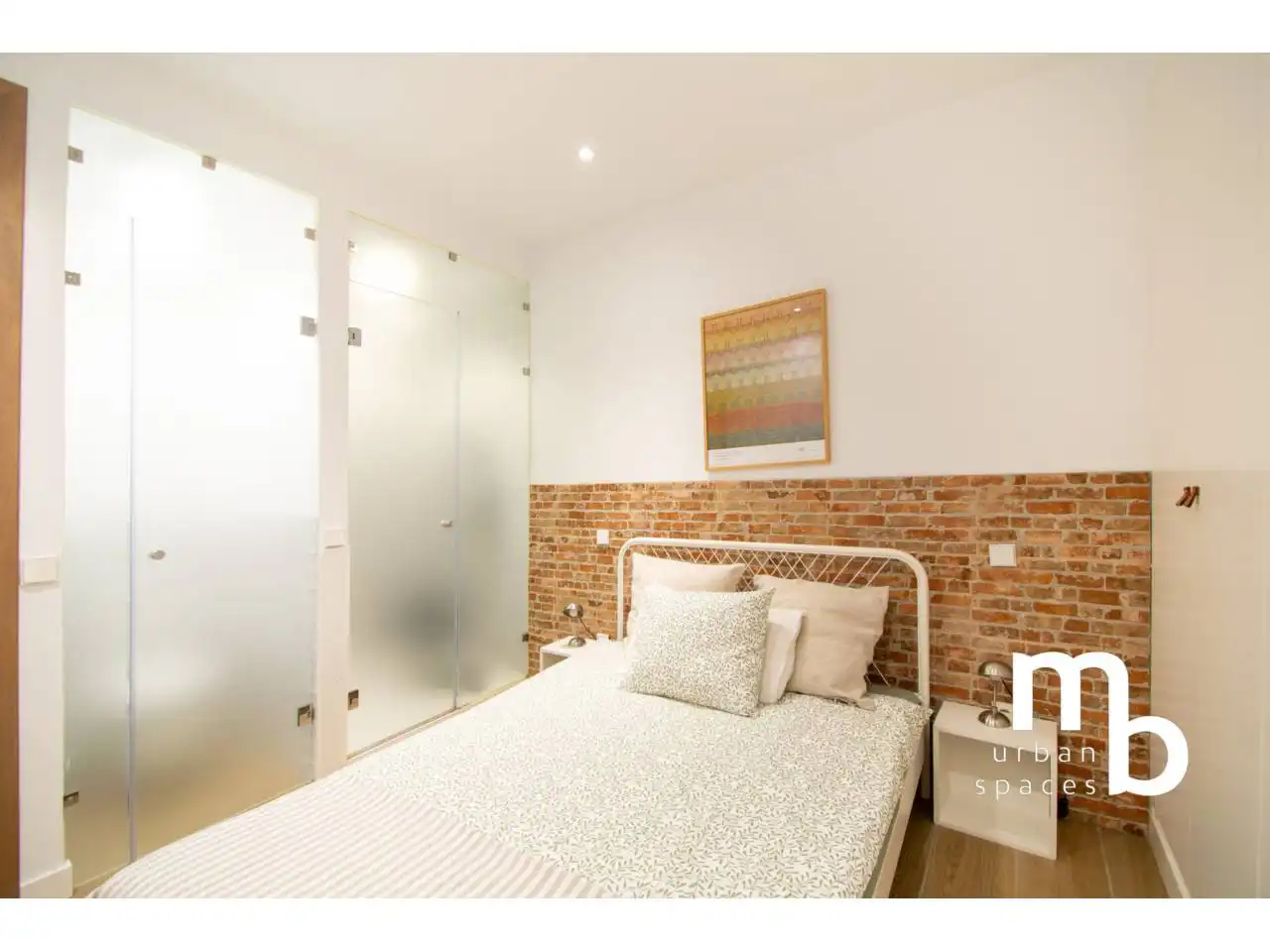Habitación de Apartamento de alquiler en Madrid con Aire acondicionado, Calefacción y Amueblado