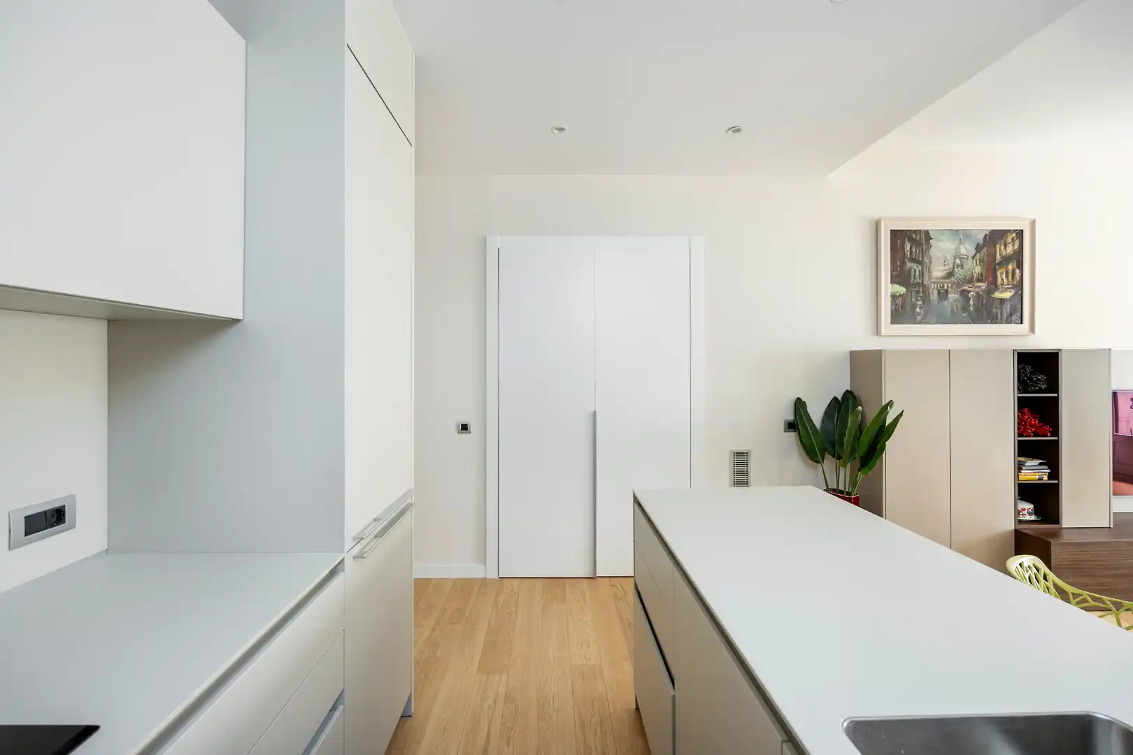 Cuina de Apartament de lloguer en Barcelona amb Aire condicionat, Calefacció i Parquet