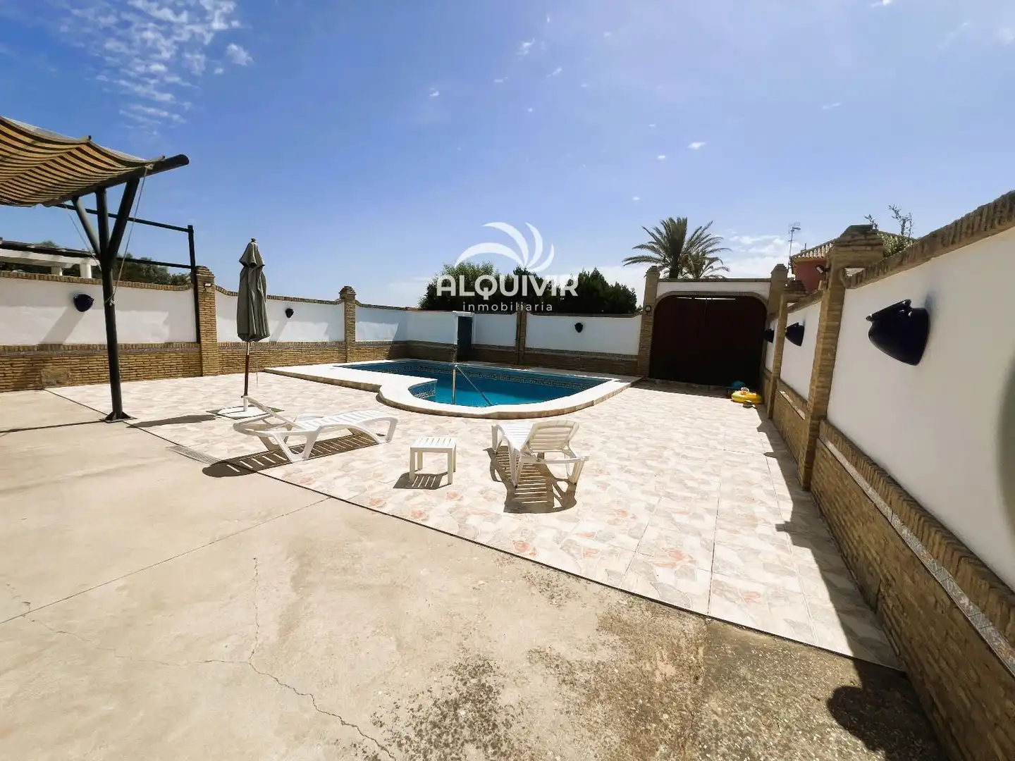 Piscina de Casa adosada en venda en Almonte amb Jardí privat, Terrassa i Piscina