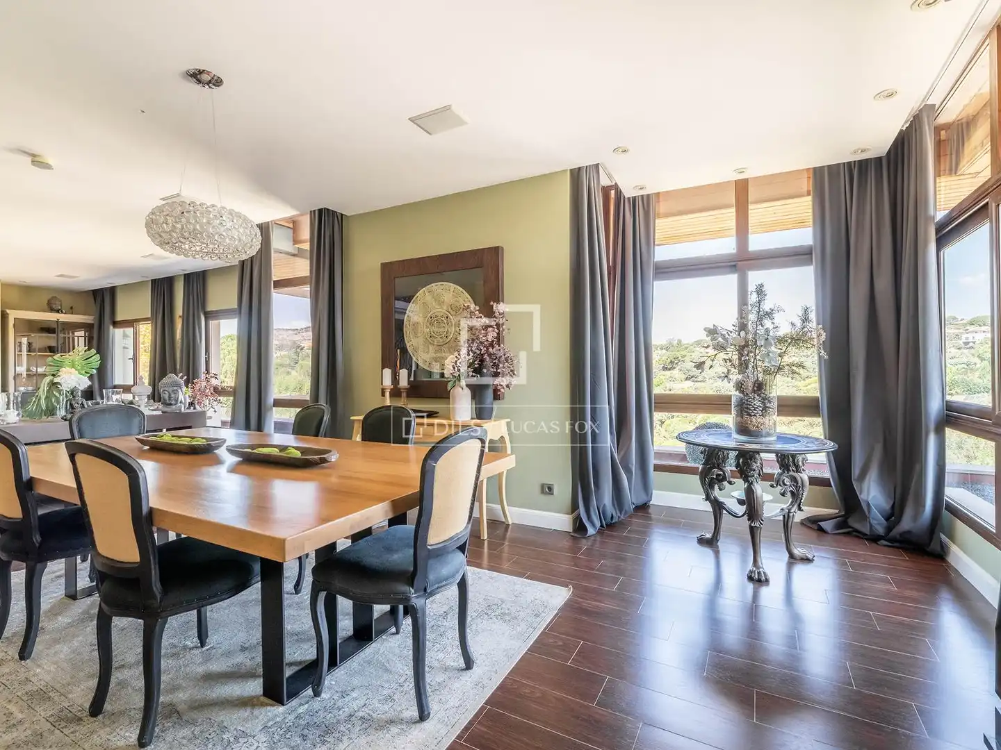Comedor de Casa o chalet en venta en Las Rozas de Madrid con Aire acondicionado, Calefacción y Jardín privado