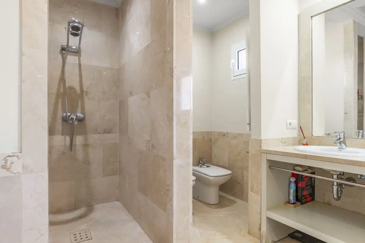 Baño de Casa o chalet en venta en Manilva con Aire acondicionado, Jardín privado y Terraza