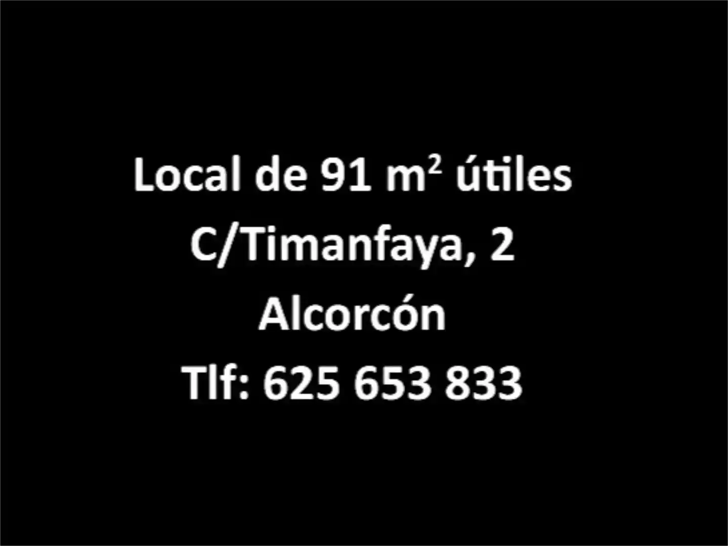 Local de lloguer en Alcorcón