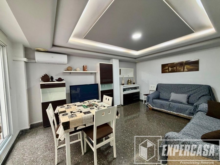 Living room of Flat for sale in  Valencia Capital  with Air Conditioner, Heating and Terrace