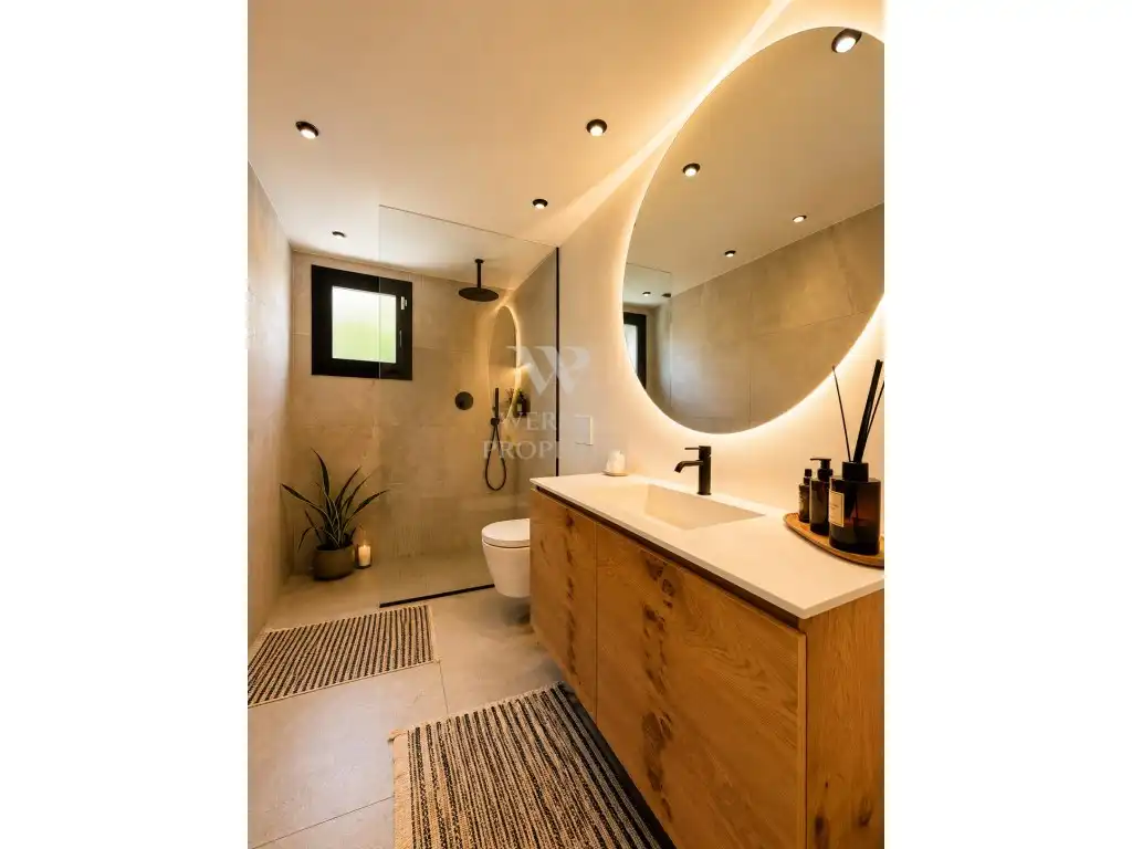 Badezimmer von Haus oder Chalet zum Verkauf in Cambrils mit Klimaanlage, Privatgarten und Terrasse