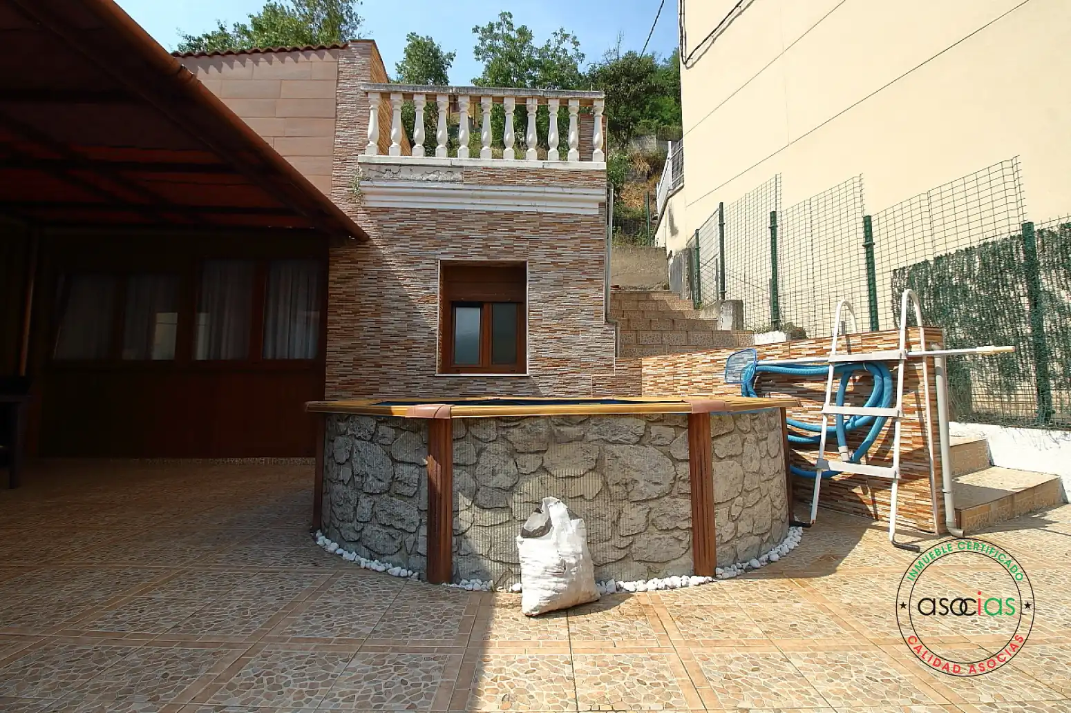 Terrassa de Casa adosada en venda en Mieres (Asturias) amb Calefacció i Terrassa