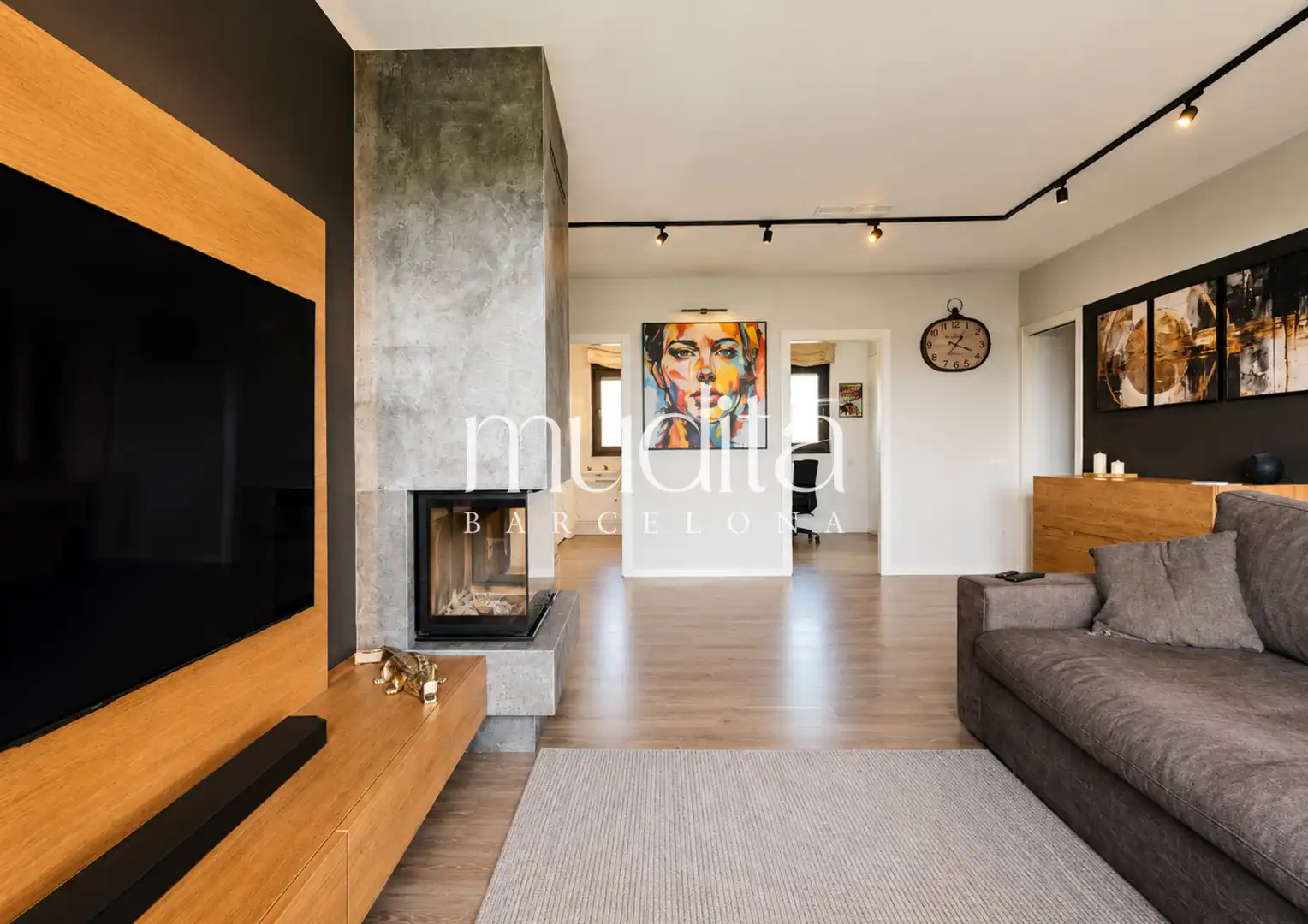 Living room of Attic for sale in L'Ametlla del Vallès  with Heating, Private garden and Terrace