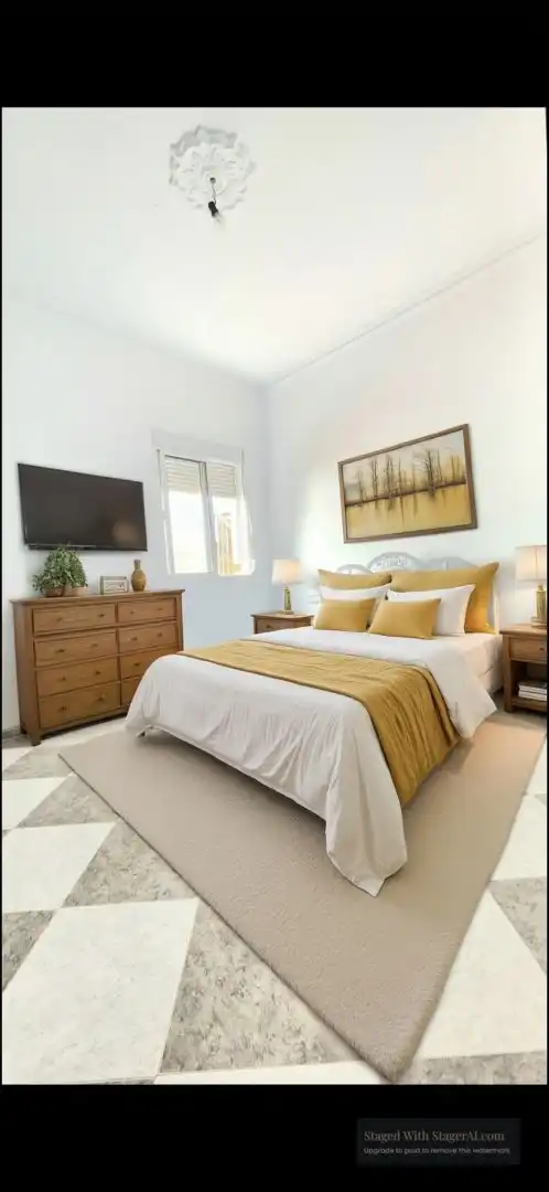 Habitación de Casa adosada en venta en Alcolea del Río con Alarma