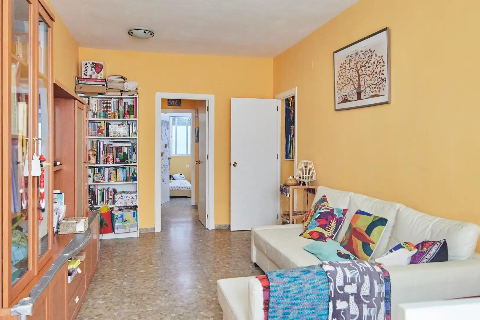 Sala d'estar de Pis en venda en Cádiz amb Aire condicionat i Balcó