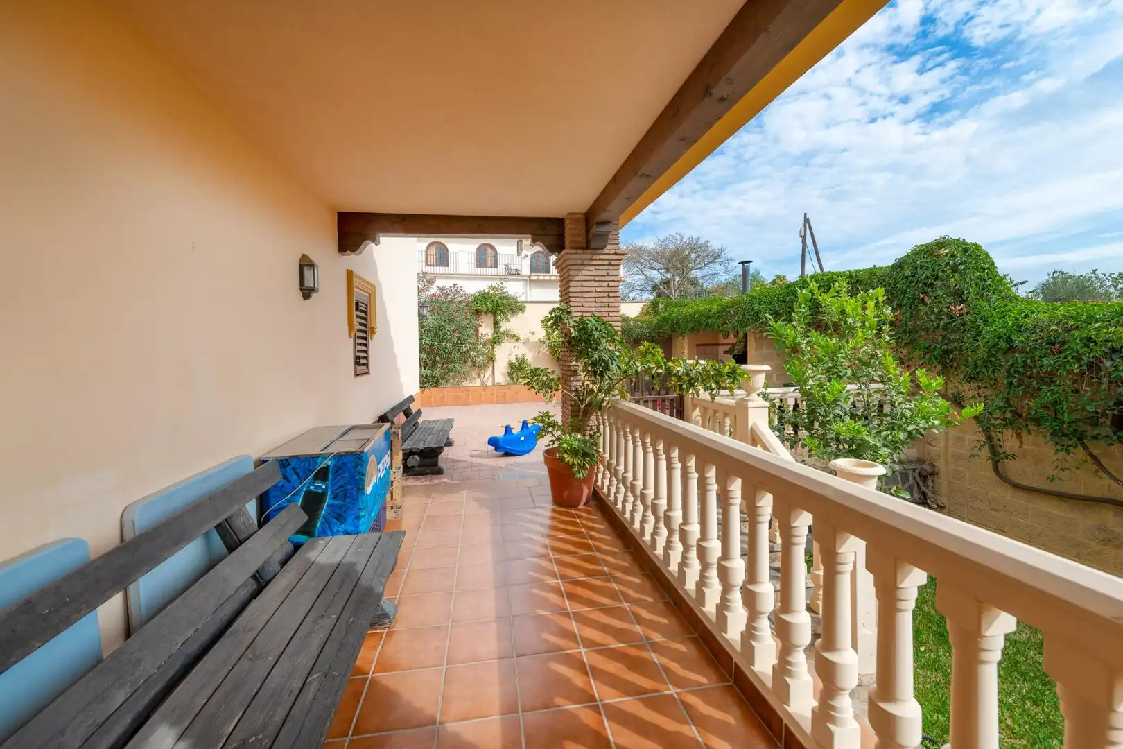 Terrassa de Casa o xalet en venda en Rincón de la Victoria amb Aire condicionat, Jardí privat i Terrassa