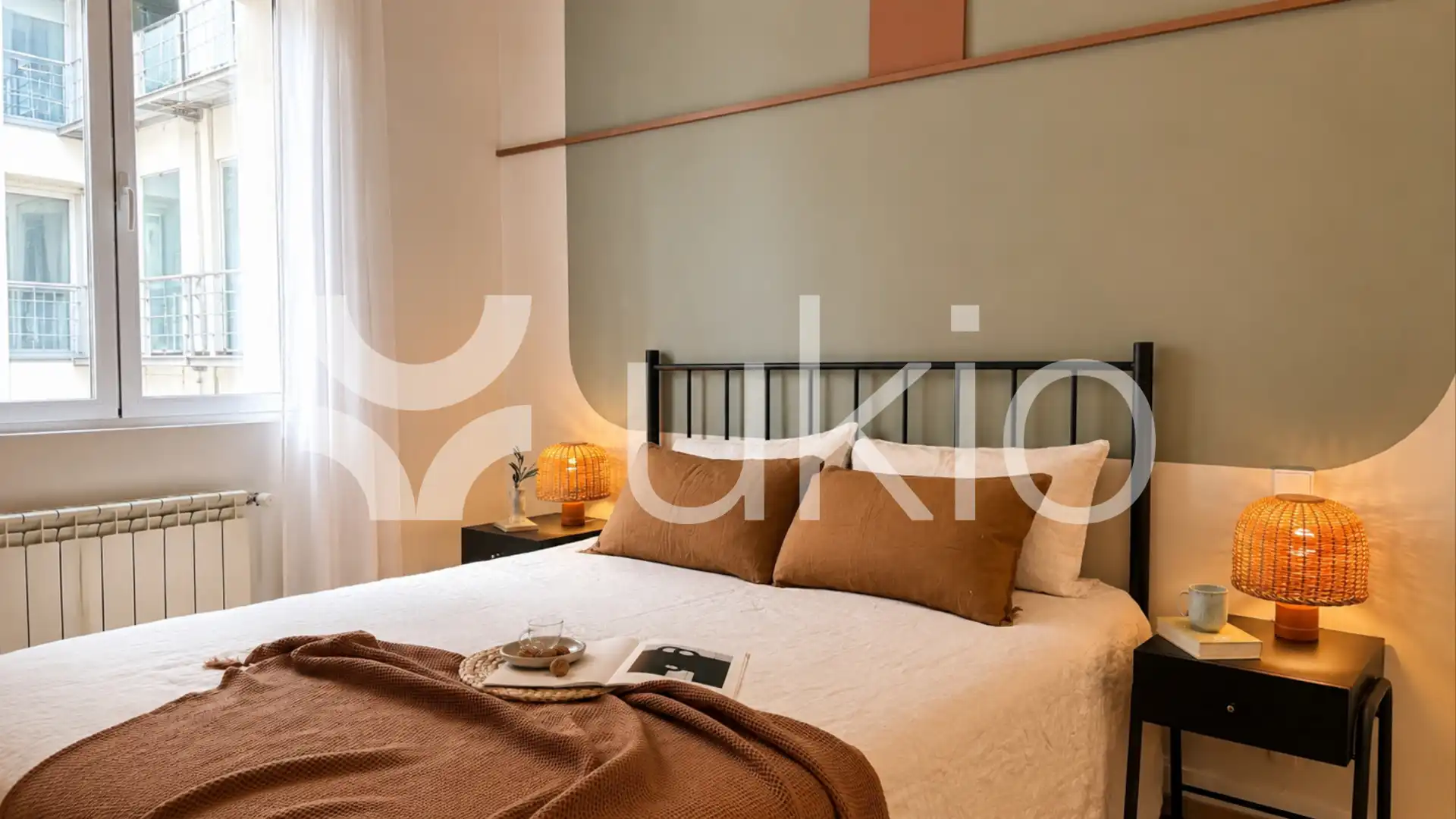 Bedroom of Apartments for rent in Madrid  with Air Conditioner, Heating and Furnished