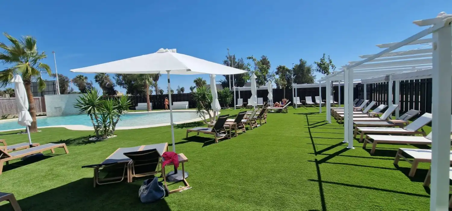 Piscina de Apartamento de alquiler en Moncofa con Aire acondicionado, Terraza y Trastero