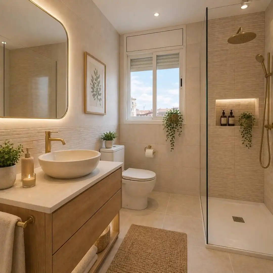 Baño de Ático en venta en Cerdanyola del Vallès con Aire acondicionado, Calefacción y Parquet