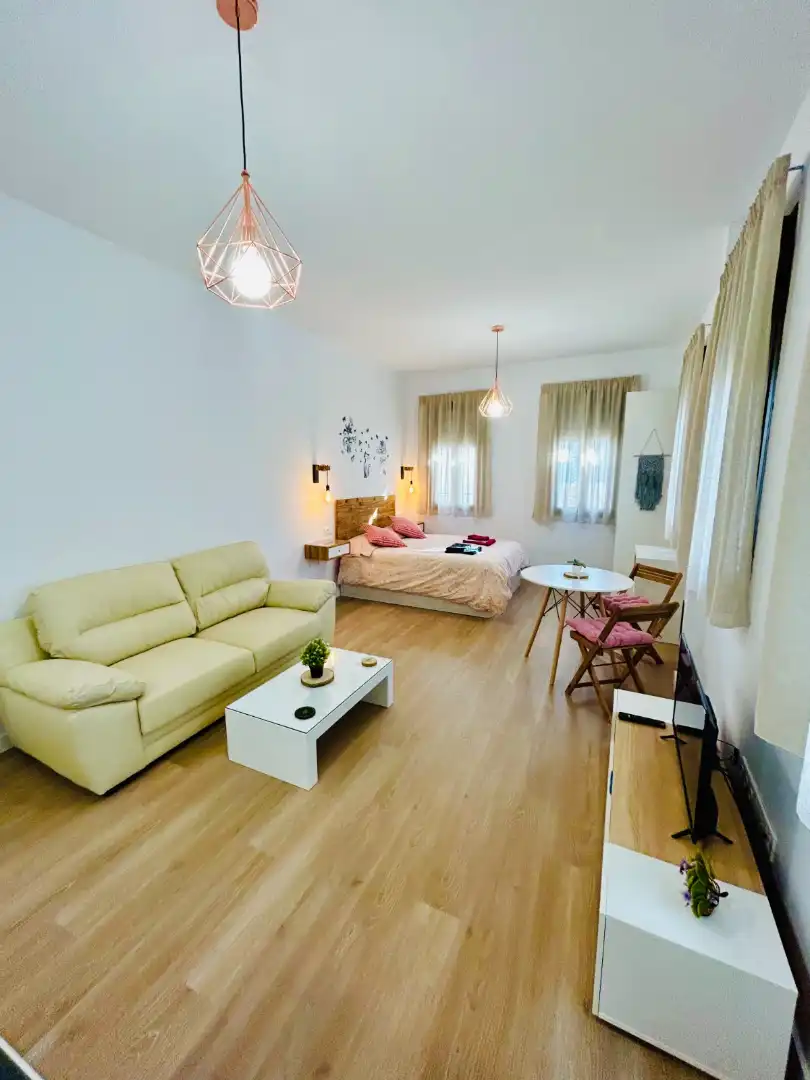 Sala d'estar de Apartament en venda en Córdoba amb Aire condicionat, Jardí privat i Moblat