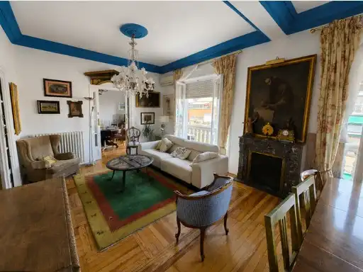 Sala d'estar de Àtic en venda en Madrid amb Aire condicionat, Calefacció i Parquet