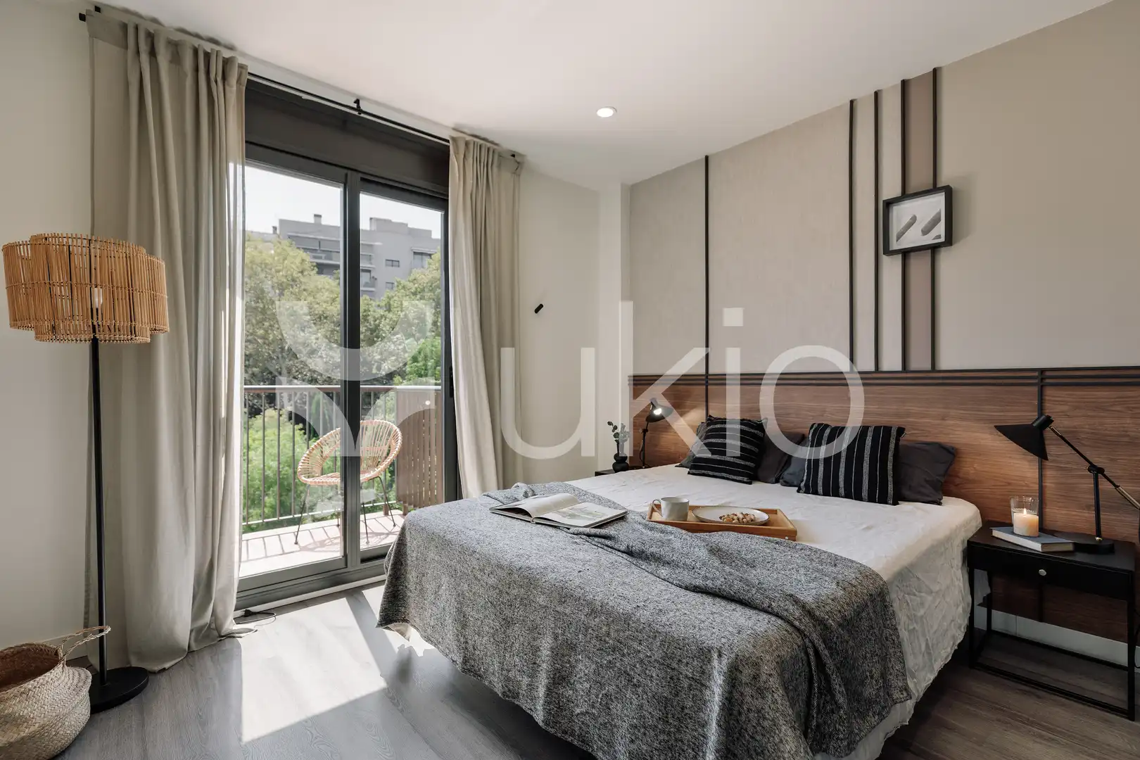 Bedroom of Apartments for rent in Barcelona  with Air Conditioner, Heating and Parquet flooring