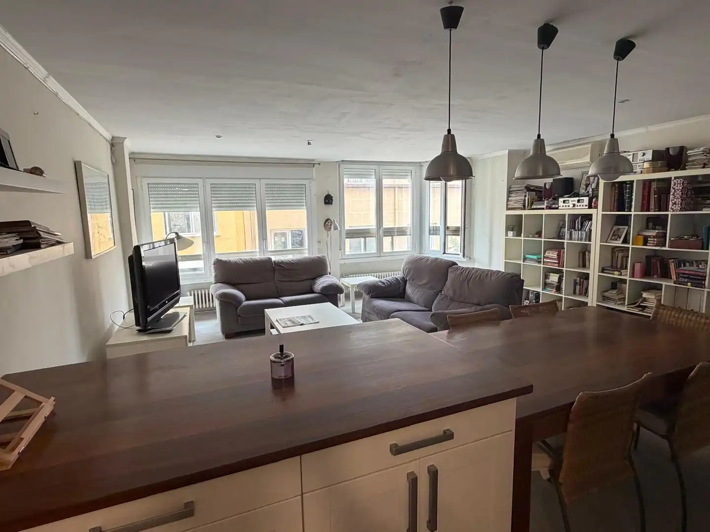 Sala de estar de Piso en venta en Dénia con Aire acondicionado y Calefacción