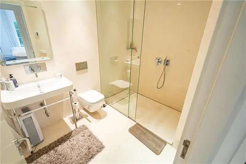 Badezimmer von Erdgeschoss zum Verkauf in Manacor mit Klimaanlage, Privatgarten und Terrasse