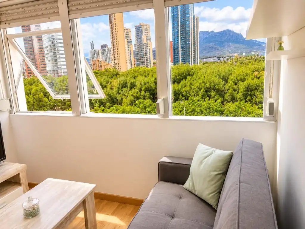 Terraza de Piso en venta en Benidorm con Aire acondicionado y Amueblado