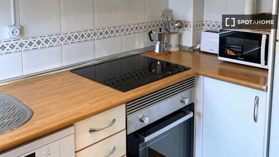 Kitchen of Apartments for share in Torrelodones  with Air Conditioner, Terrace and Furnished