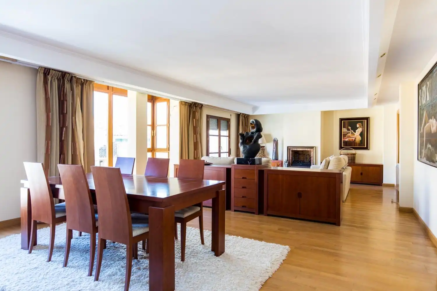 Comedor de Ático en venta en Borja con Calefacción, Parquet y Terraza