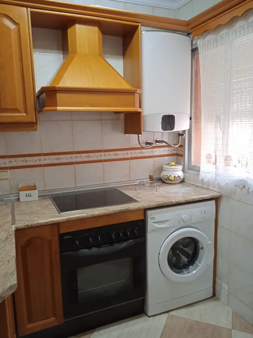 Cuina de Pis de lloguer en Málaga amb Aire condicionat, Calefacció i Moblat