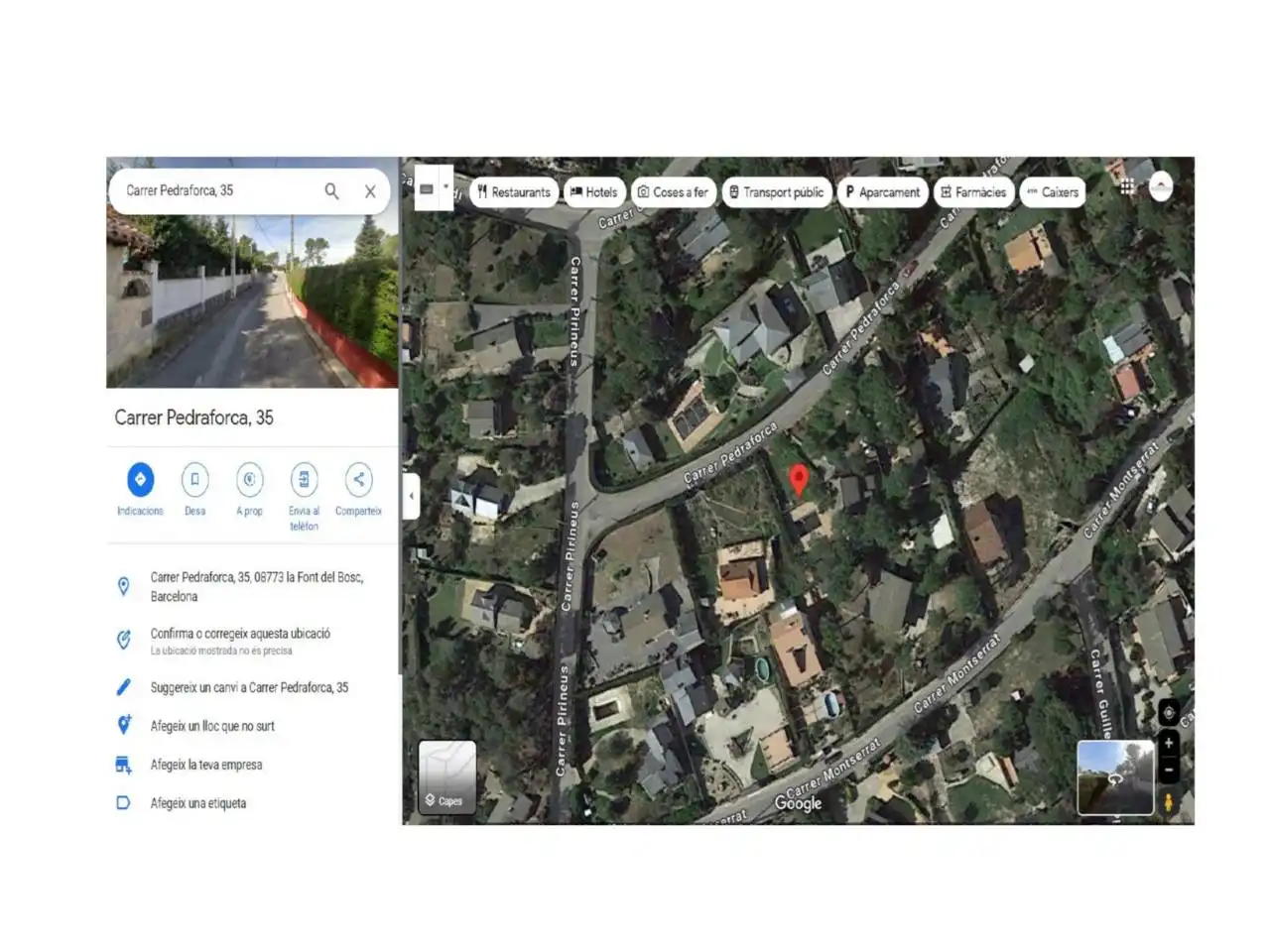 Rural land for sale in Calle PEDRAFORCA, imagen 3
