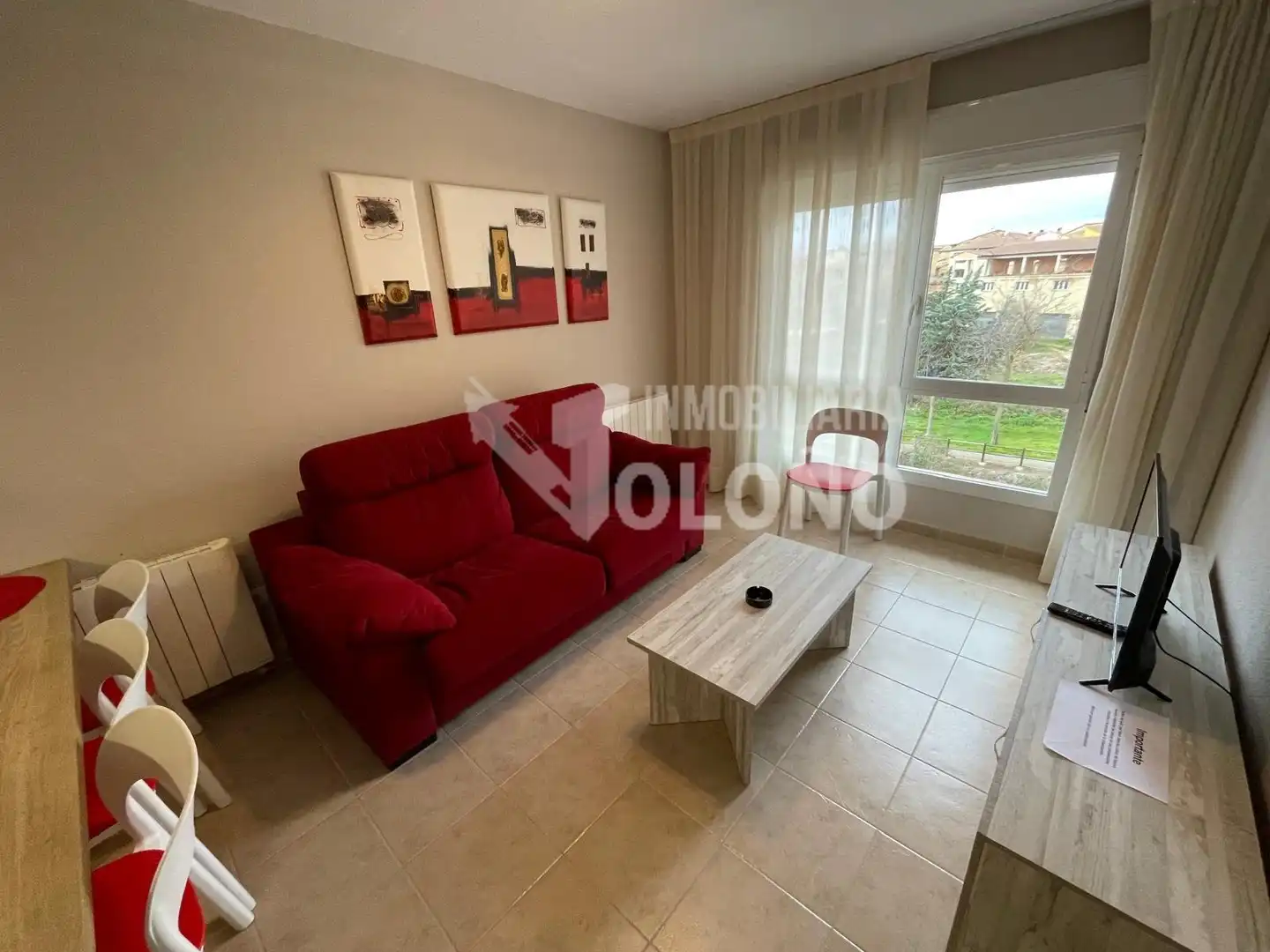 Sala de estar de Dúplex en venta en Cuzcurrita de Río Tirón con Calefacción, Amueblado y Horno