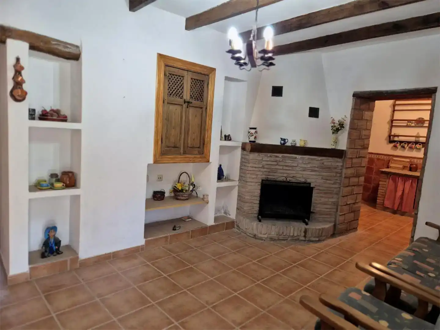 Sala de estar de Piso en venta en Casarabonela con Aire acondicionado, Trastero y Amueblado
