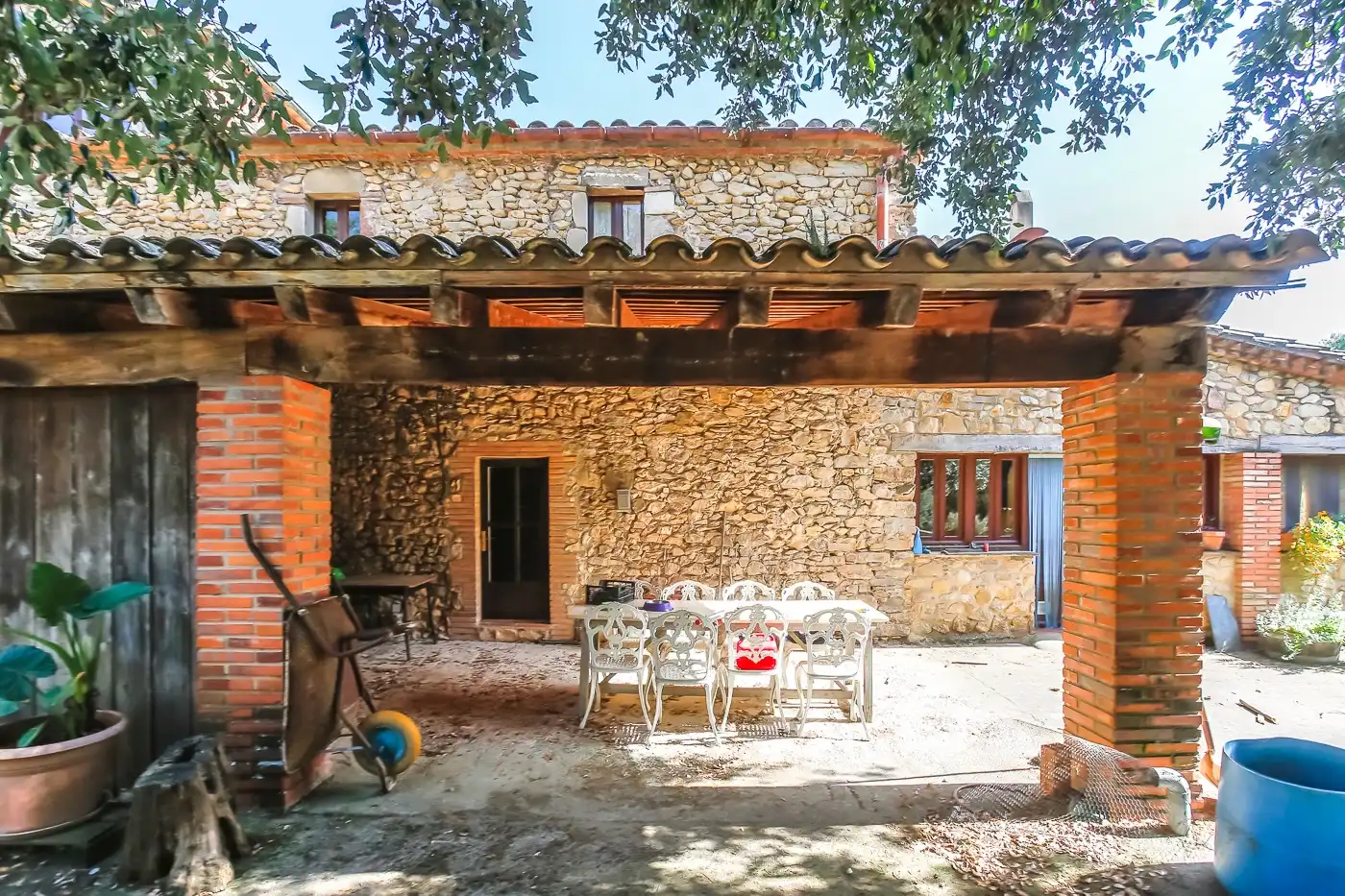 Terrace of Country homes for sale in Sant Martí Vell