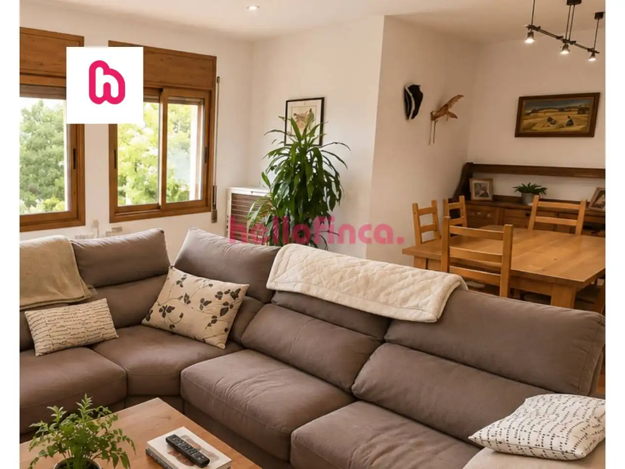 Sala de estar de Casa o chalet en venta en Font-rubí con Calefacción, Jardín privado y Terraza