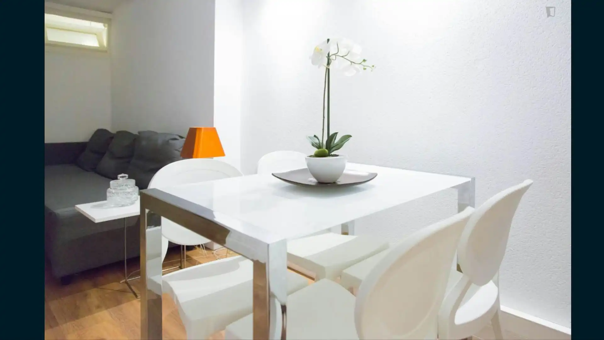 Dining room of Flat for rent in Barcelona  with Furnished, Washing machine and TV