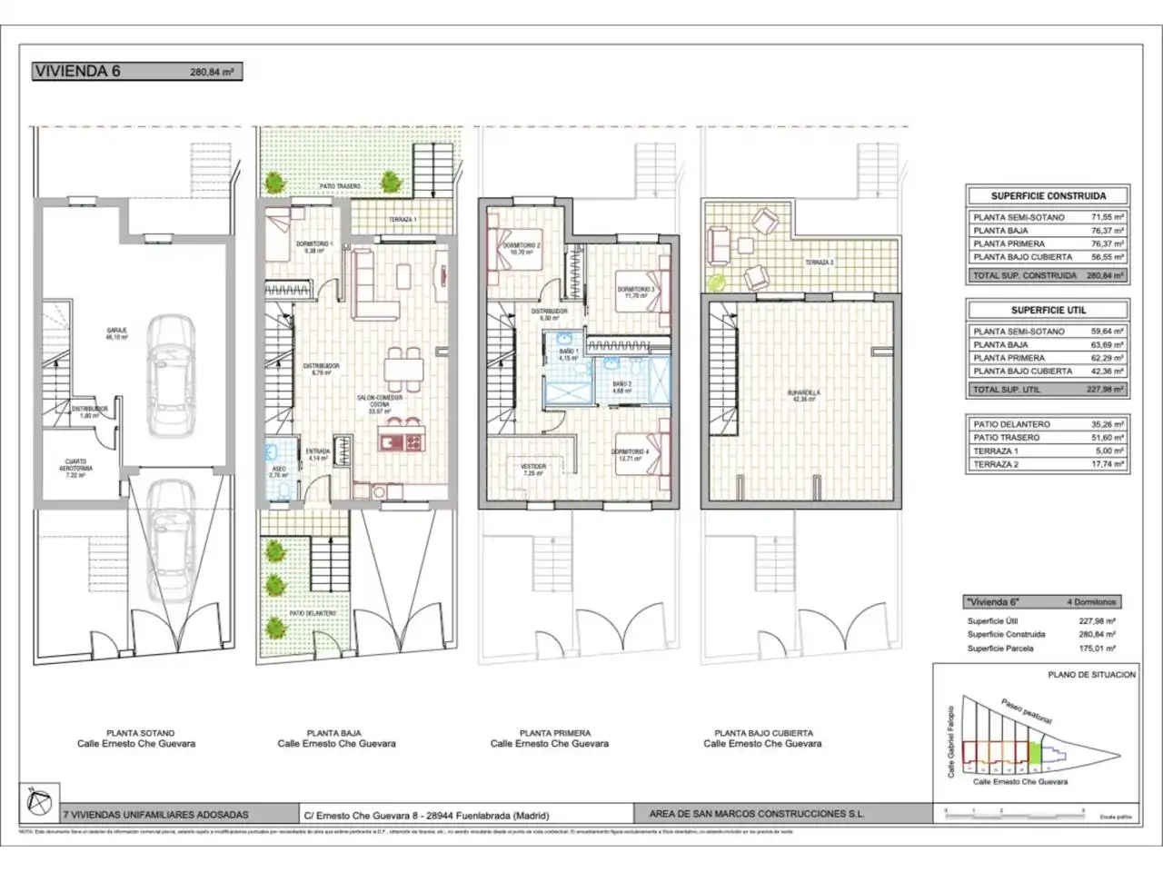 Houses for sale in Fuenlabrada  with Air Conditioner, Private garden and Terrace