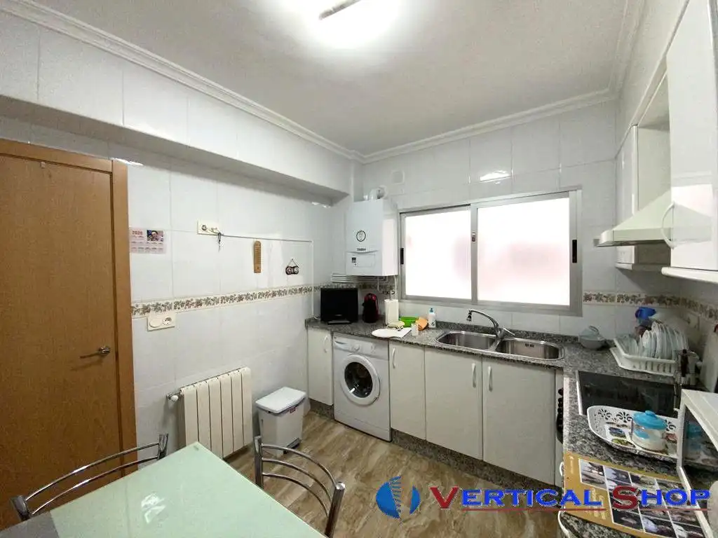 Kitchen of Flat for sale in Caudete  with Air Conditioner, Heating and Balcony