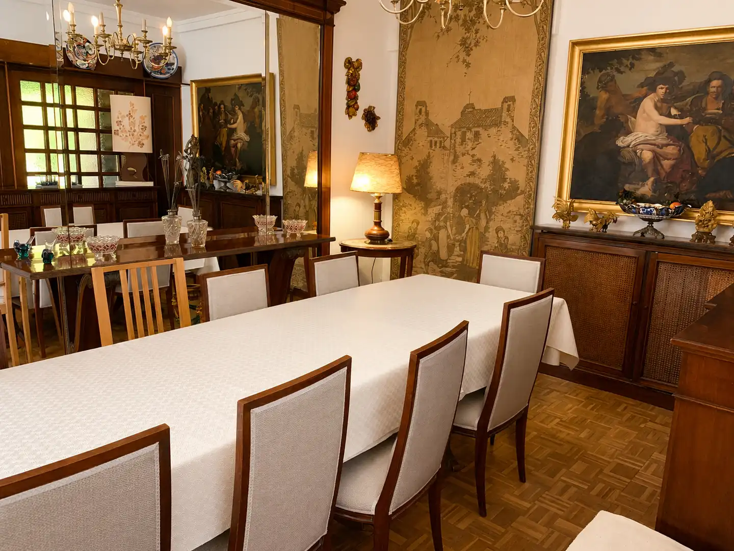 Comedor de Casa o chalet en venta en Madrid con Calefacción, Jardín privado y Parquet