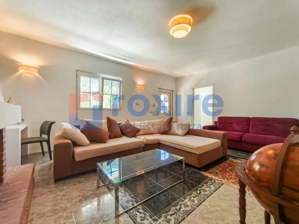 Living room of Houses for rent in Sant Josep de sa Talaia  with Air Conditioner, Private garden and Terrace