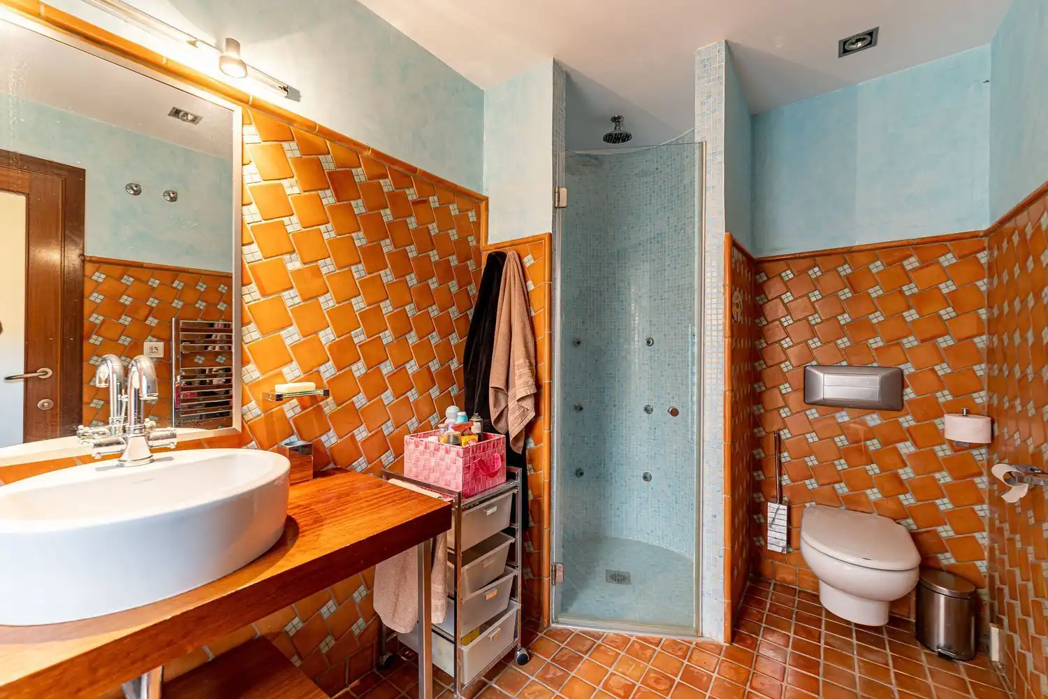 Baño de Casa o chalet en venta en Nuevo Baztán con Aire acondicionado, Jardín privado y Terraza