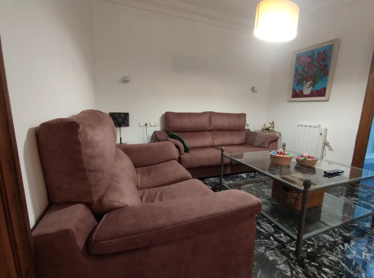 Sala d'estar de Pis de lloguer en Murcia amb Aire condicionat, Calefacció i Moblat