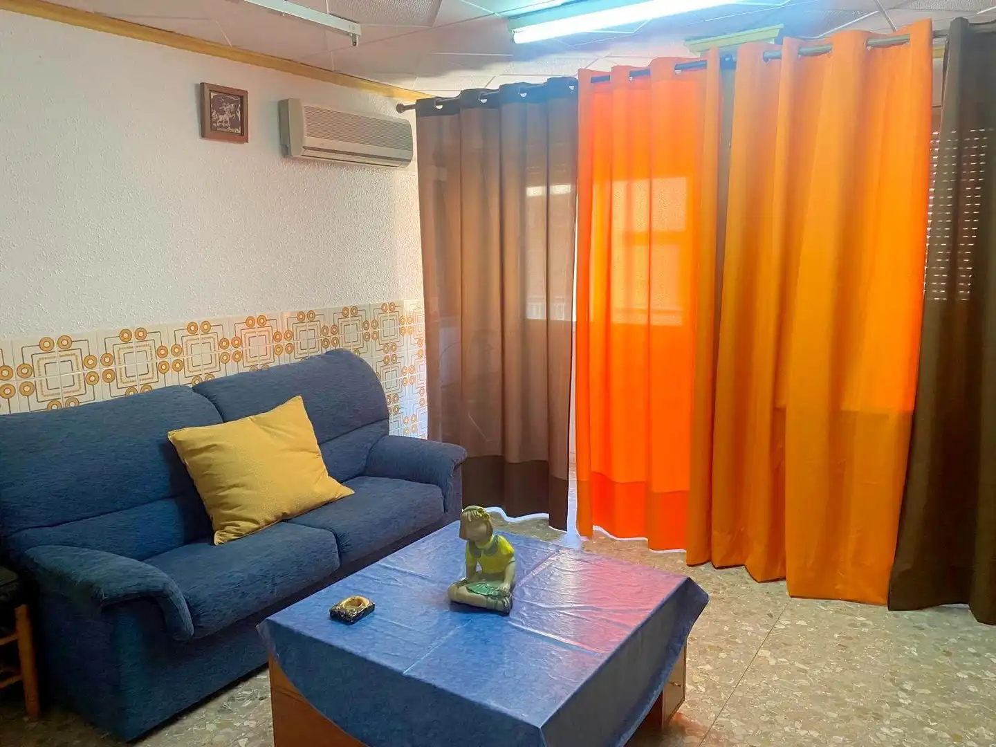 Sala de estar de Piso en venta en Mogente / Moixent con Aire acondicionado, Calefacción y Terraza