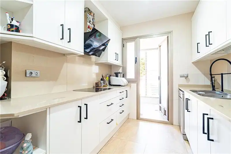 Cocina de Planta baja en venta en  Palma de Mallorca con Aire acondicionado, Calefacción y Jardín privado
