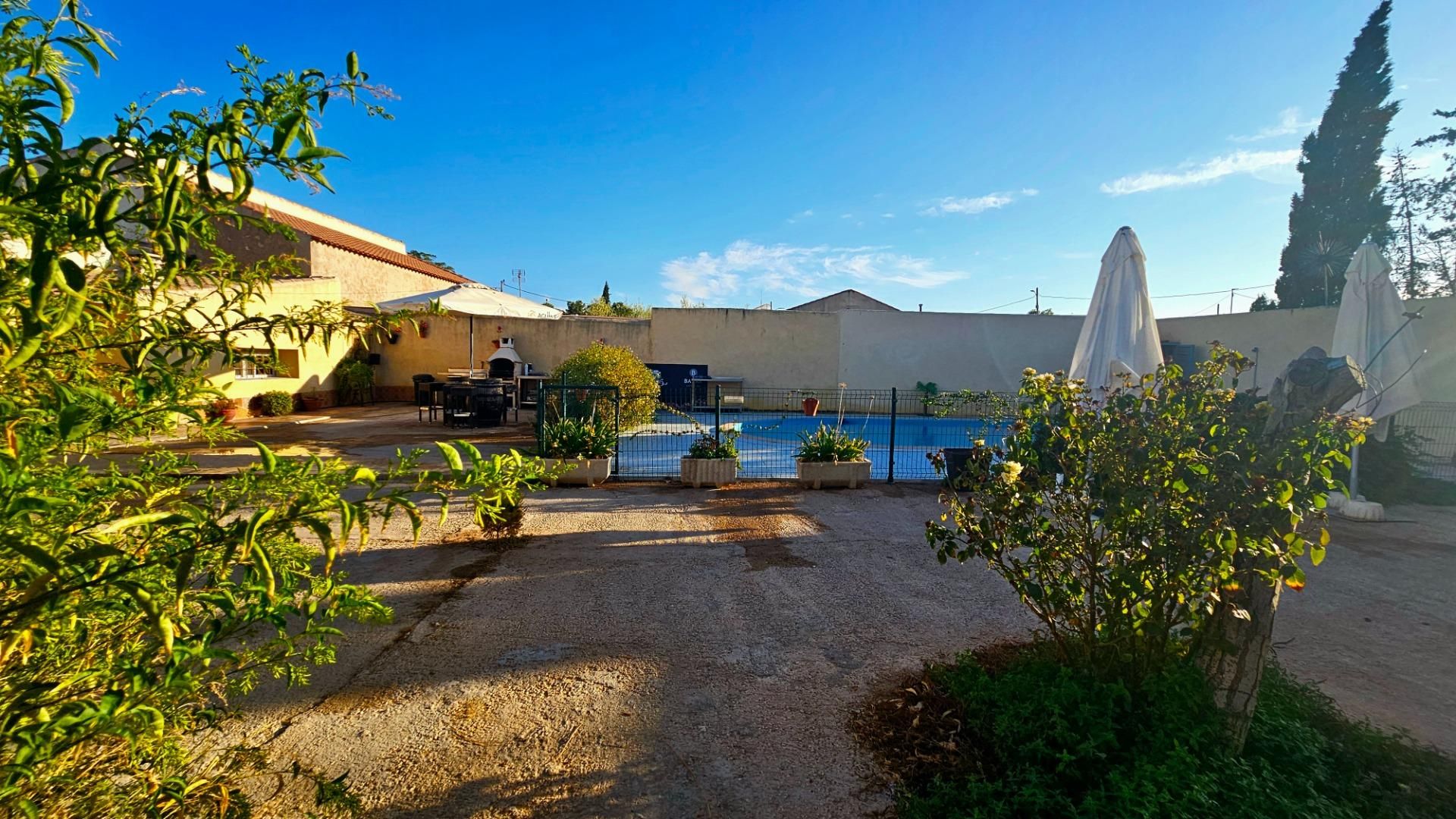 Swimming pool of House or chalet for sale in Fuente Álamo de Murcia  with Air Conditioner, Private garden and Storage room