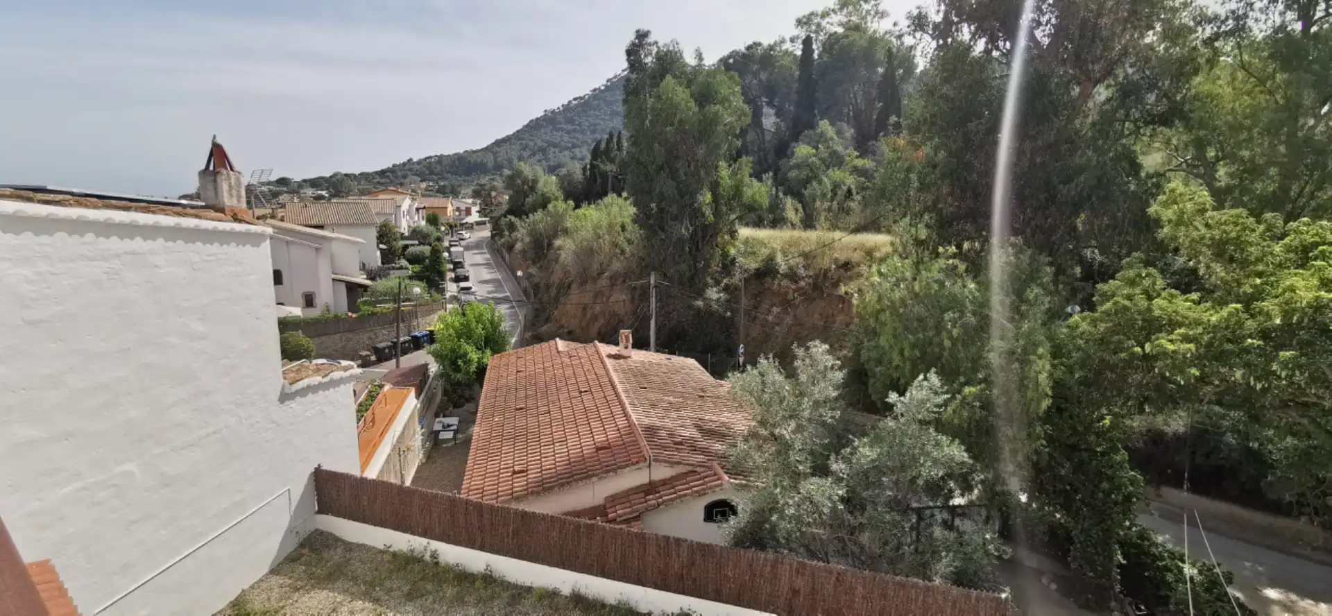 Vista exterior de Casa adosada de lloguer en Cabrera de Mar amb Aire condicionat, Calefacció i Jardí privat