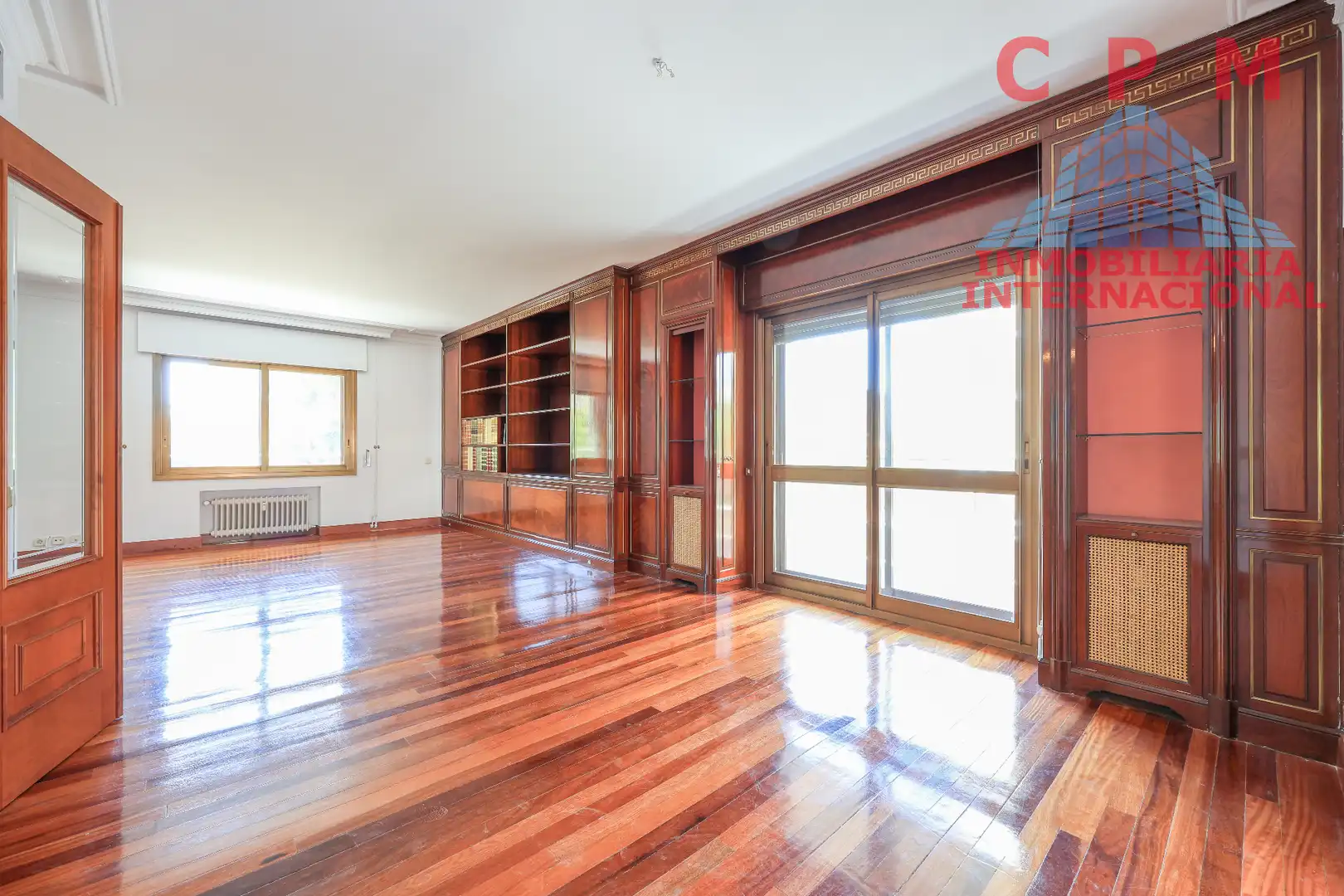 Wohnzimmer von Wohnung zur Miete in Madrid mit Klimaanlage, Heizung und Parkett