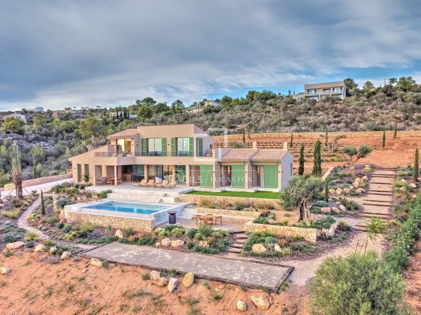 Außenansicht von Country house zum Verkauf in  Palma de Mallorca mit Klimaanlage, Heizung und Privatgarten