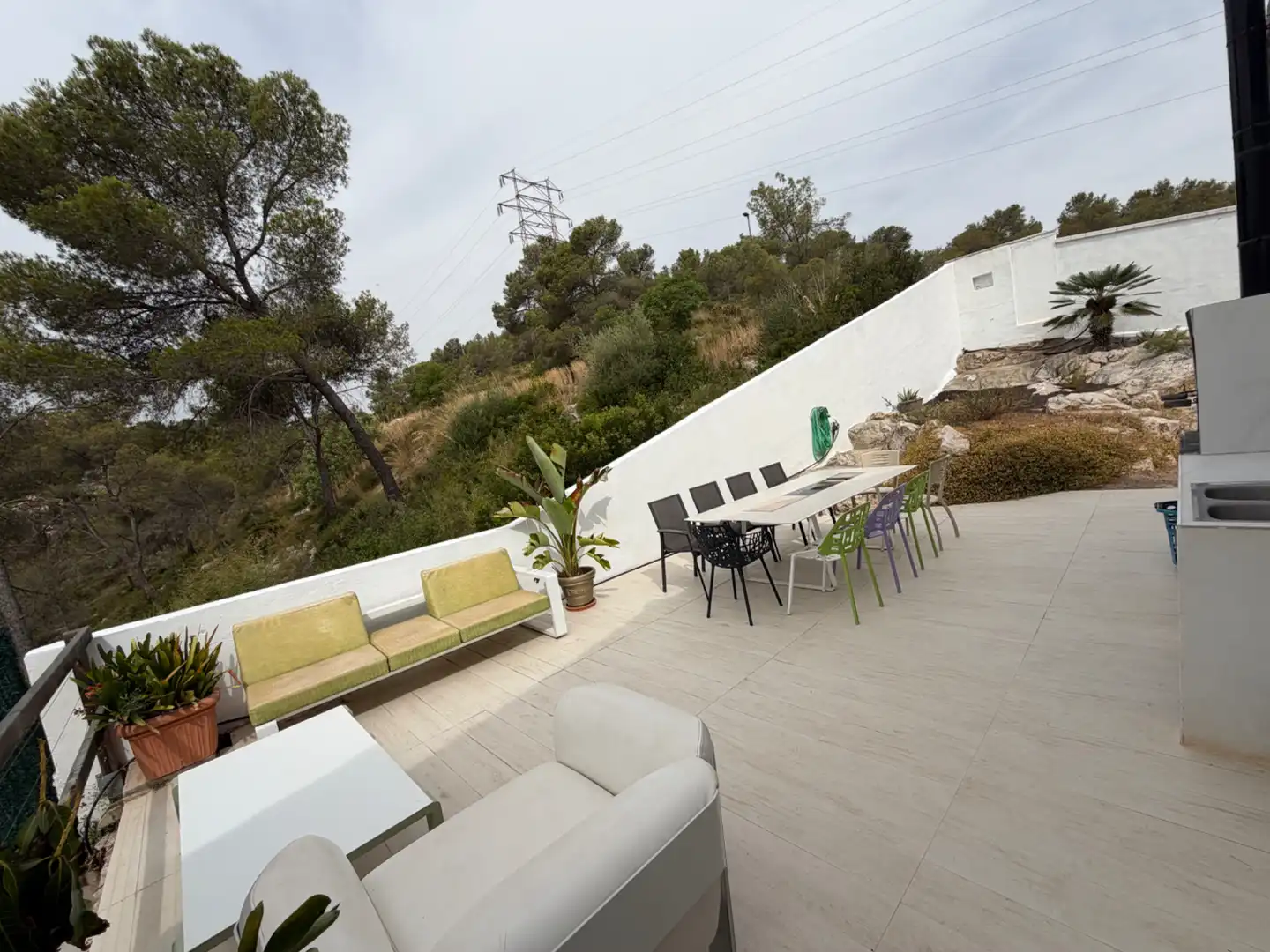 Terraza de Casa o chalet en venta en Sant Pere de Ribes con Aire acondicionado, Calefacción y Jardín privado
