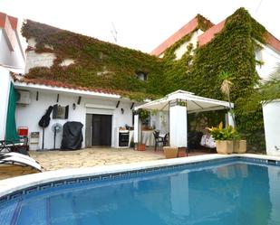 Swimming pool of Single-family semi-detached for sale in Cubelles  with Air Conditioner, Heating and Private garden