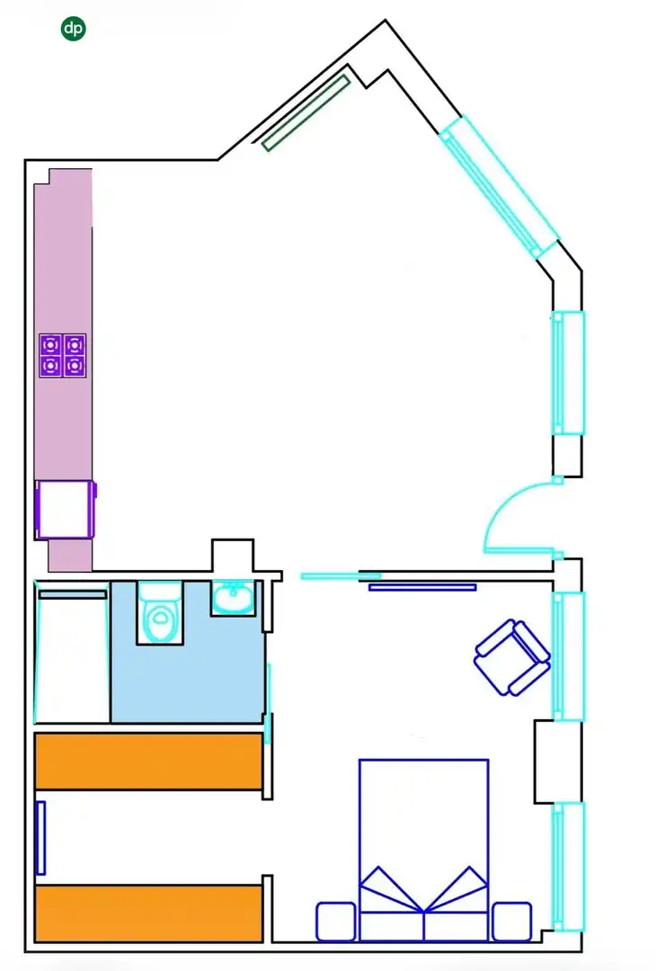 Flat for sale in Zaidín