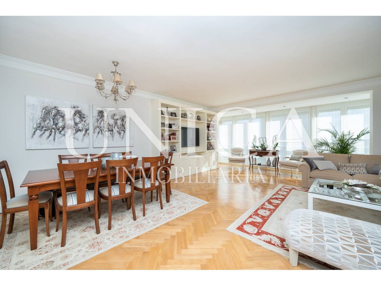Living room of Flat for sale in  Madrid Capital  with Air Conditioner, Heating and Storage room