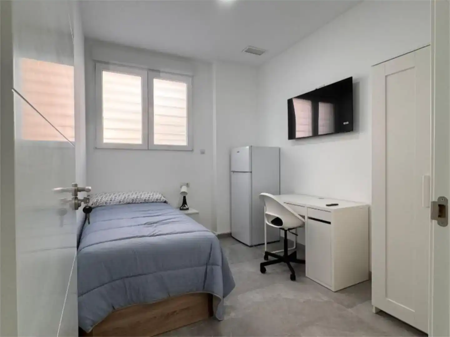 Schlafzimmer von Erdgeschoss zur untervermieten in Elche / Elx mit Klimaanlage und Möbliert