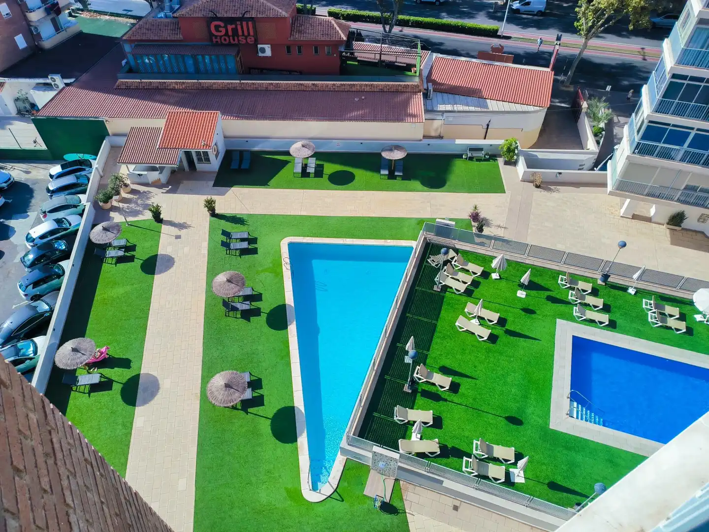 Schwimmbecken von Wohnung zum Verkauf in Benidorm mit Klimaanlage, Parkett und Terrasse