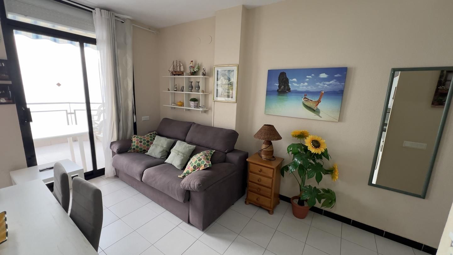 Living room of Flat for sale in Peñíscola / Peníscola  with Terrace, Swimming Pool and Furnished